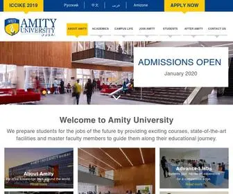 Amityuniversity.ae(Amity university dubai) Screenshot