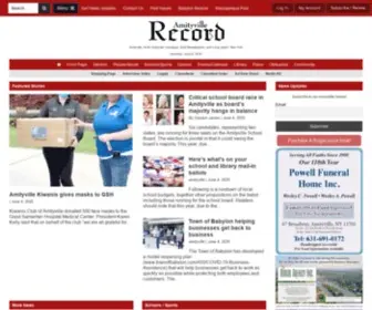 Amityvillerecord.com(Amityville Record) Screenshot