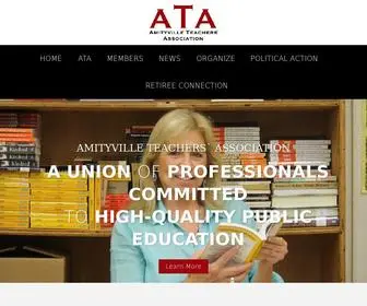 Amityvilleteachers.org(Amityville Teachers` Association) Screenshot