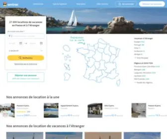 Amivac.com(Locations de vacances) Screenshot