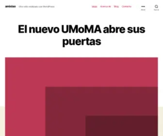 Amixiao.com(Otro sitio realizado con WordPress) Screenshot