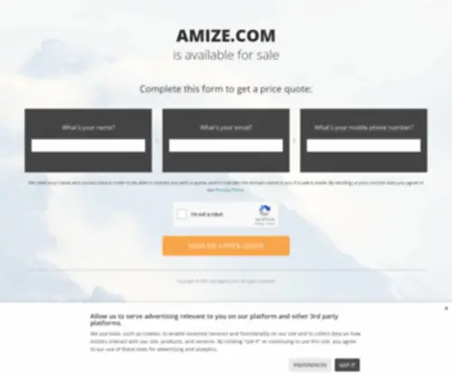 Amize.com(Frankrijk) Screenshot
