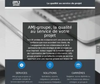 AMJ-Groupe.com(AMJ-groupe, la qualité au service de votre projet) Screenshot