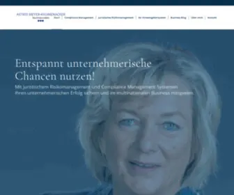 AMK-Law.de(Compliance Management im Mittelstand) Screenshot