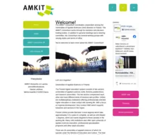 Amkit.fi(Yrkeshögskolebibliotek) Screenshot