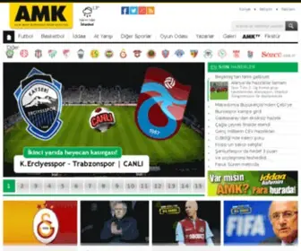 Amkspor.com.tr(Amk Spor Gazetesi) Screenshot