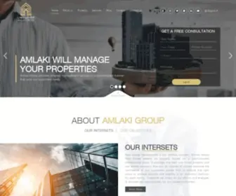 Amlakigroup.com(Real Estate Development) Screenshot