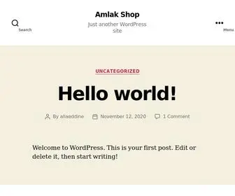 Amlakshop.com(Just another WordPress site) Screenshot