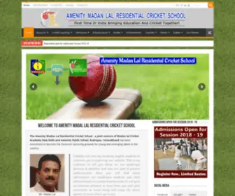 Amlcricketschool.com(Cricket Coaching) Screenshot