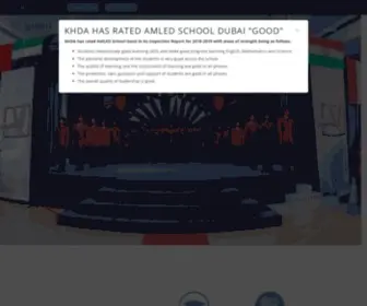 Amledschool.com(AMLED SCHOOLS) Screenshot