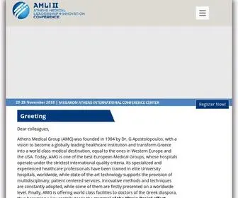 Amli2018.com(Athens Medical Leadership and Innovation Conference) Screenshot