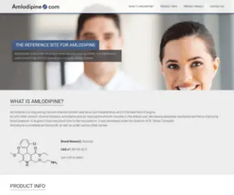 Amlodipine.com(The official site for Amlodipine information) Screenshot