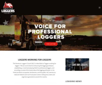 Amloggers.com(American Loggers Council I The National Voice for Loggers) Screenshot