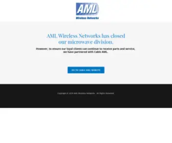 Amlwireless.com(AML Wireless Networks) Screenshot