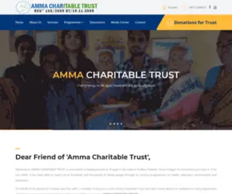 Ammacharitabletrust.com(Amma charitable trust) Screenshot