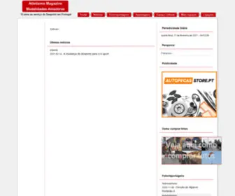 Ammagazine.pt(Atletismo Magazine Modalidades Amadoras) Screenshot