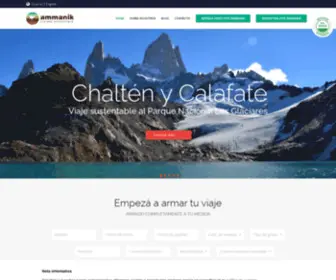 Ammanik.com.ar(Turismo Sustentable en Argentina para viajeros conscientes) Screenshot