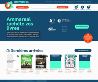 Ammareal.fr(Site de vente en ligne de livres d'occasion) Screenshot