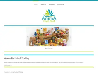 Ammatrdg.com(Amma Foodstuff Trading L.L.C) Screenshot