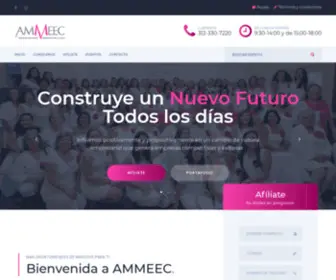 Ammeec.org(Mujer fuerza trabajadora) Screenshot