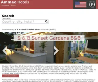 Ammeo.com(Ammeo Hotels) Screenshot