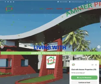 Ammerproperties.com(Top Properties Company in Bangladesh) Screenshot