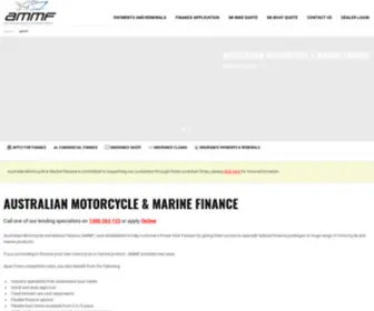 AMMF.com.au(Australian Motorcycle and Marine Finance (AMMF)) Screenshot