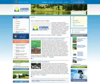 AMMK-RKS.net(Agjensioni për Mbrojtjen e Mjedisit të Kosovës) Screenshot