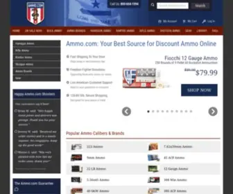 Ammo.net(America's #1 Source for Discount Ammo Online) Screenshot