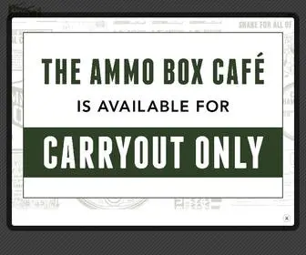 Ammoboxcafe.com(Ammo Box Cafe) Screenshot