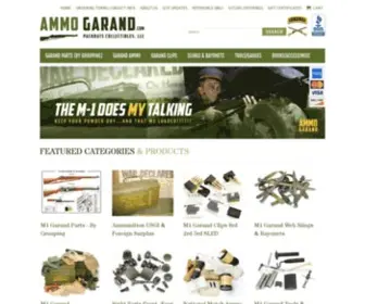 Ammogarand.com(M1 Garand Parts Clips Tools and Accessories. AmmoGarand) Screenshot