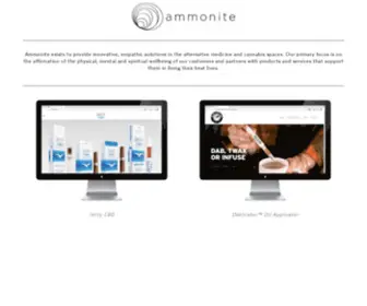 Ammoniteinc.com(Oil Applicator and Jetty CBD) Screenshot