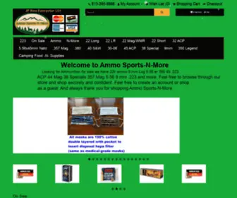 Ammosportsnmore.com(22 lr ammo in stock fast shipping Ammo Sports) Screenshot