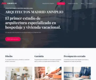 Ammplio.com(Arquitectos en Madrid especializados en Cambio de Uso y Vivienda Vacacional) Screenshot