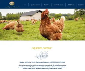 Ammrveterinarios.org(Productos Veterinarios Avícolas) Screenshot