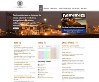 Ammsa.org.za(Association of Mine Managers South Africa (AMMSA)) Screenshot