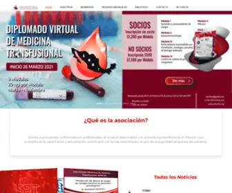Ammtac.org(Asociación Mexicana de Medicina Transfusional A.C) Screenshot