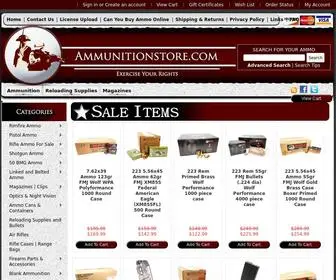 Ammunitionstore.com(Ammunition Store) Screenshot