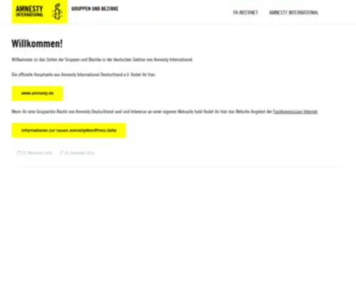 Amnesty-International.de(Amnesty International) Screenshot