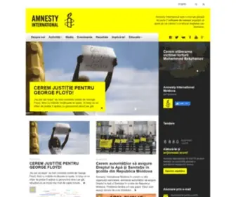 Amnesty.md(Amnesty International Moldova) Screenshot