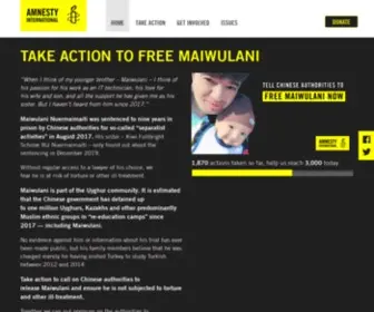 Amnesty.org.nz(Amnesty International NZ) Screenshot