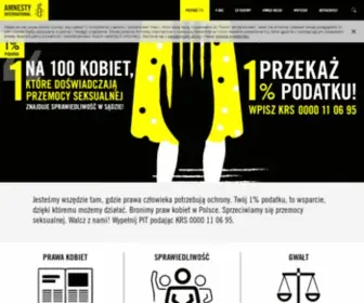 Amnesty.org.pl(Amnesty International) Screenshot