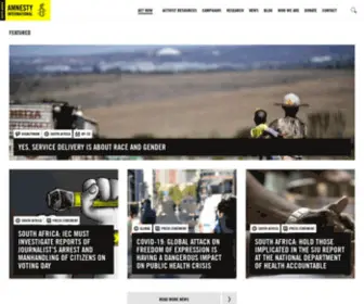 Amnesty.org.za(Amnesty International) Screenshot