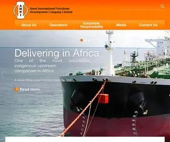 Amni.com(Amni International Petroleum Development Company Limited) Screenshot