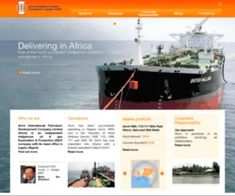 Amnipetroleum.com(Amni-Site) Screenshot