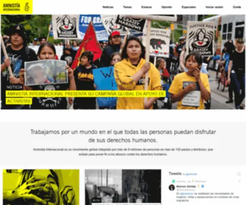 Amnistia.int.ve(Amnistia) Screenshot