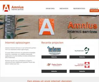 Amnius.nl(Internetbureau Grootebroek) Screenshot