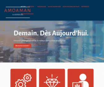 Amoaman.com(Developpez votre entreprise avec amoaman) Screenshot