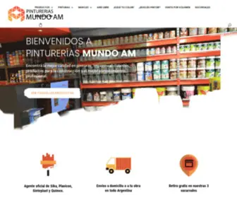 Amobrasyservicios.com.ar(Pinturerías) Screenshot