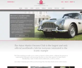 Amoc.org(Aston Martin Owners Club official worldwide website) Screenshot